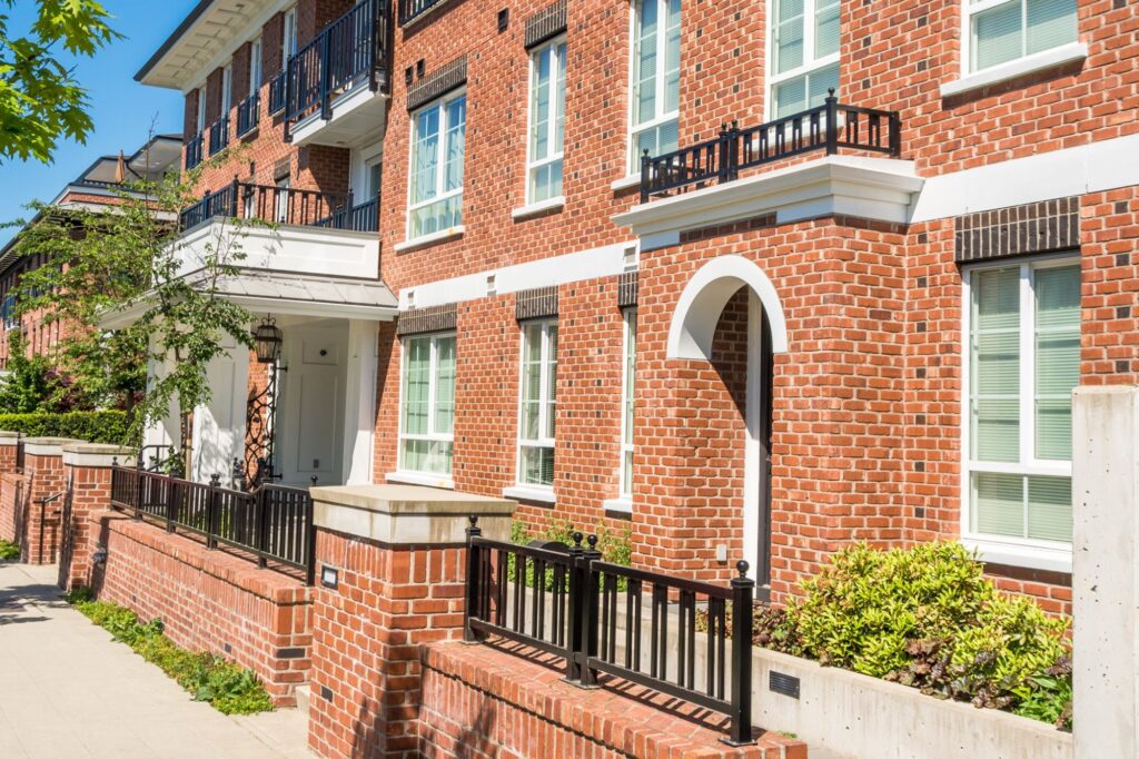 A luxurious brick apartment